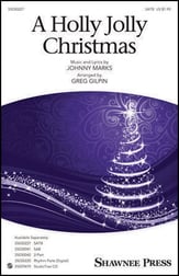 A Holly Jolly Christmas SATB choral sheet music cover